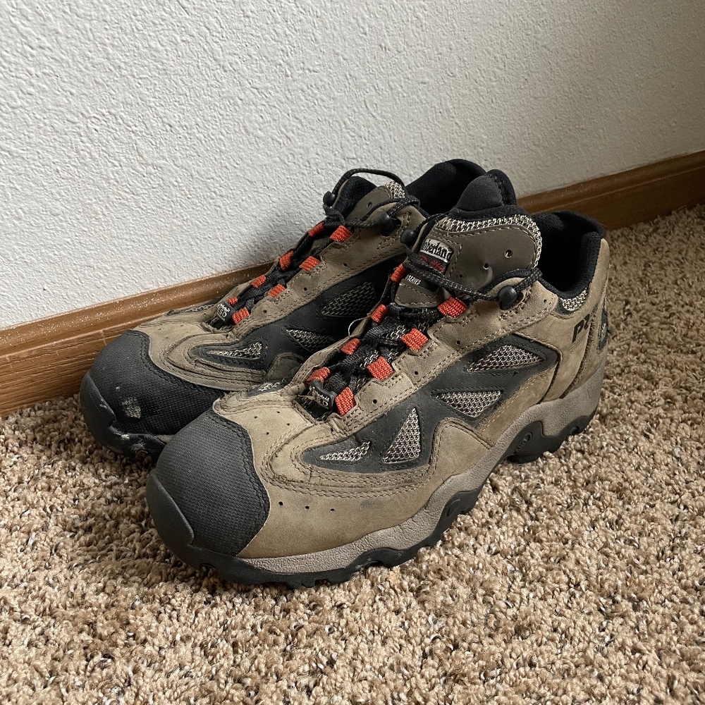 Timberland Pro Steel Toe Gorge Mid ESD Work Boots Men's Size 10